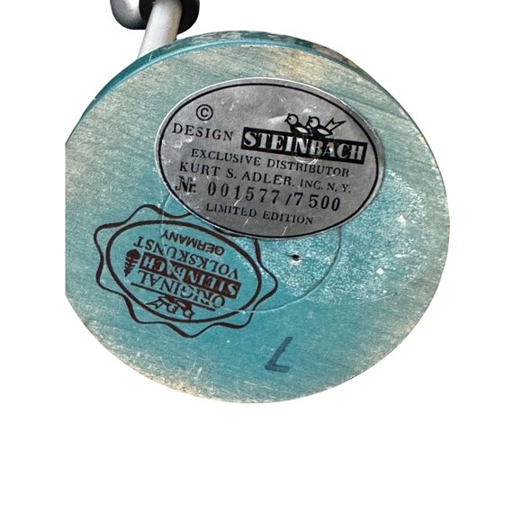 Steinbach Sir Lancelot Smoker Limited Edition Designed For Kurt Adler 12" With B - Picture 10 of 11